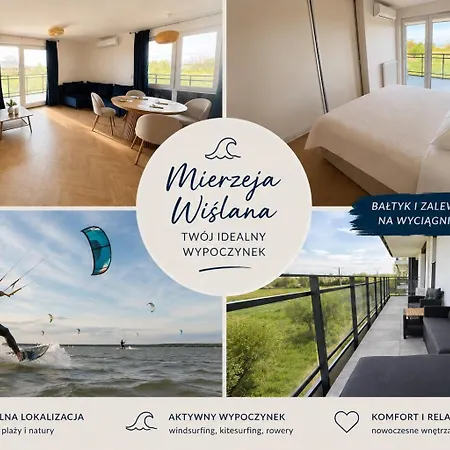 Morski Premium - Widok Na Zalew Wislany Duzy Taras I Basen - Nowosc Kąty Rybackie